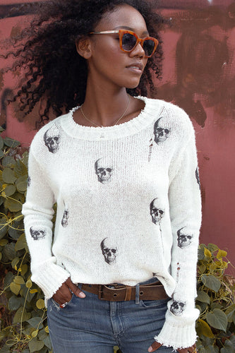 360 cashmere hotsell skull sweater
