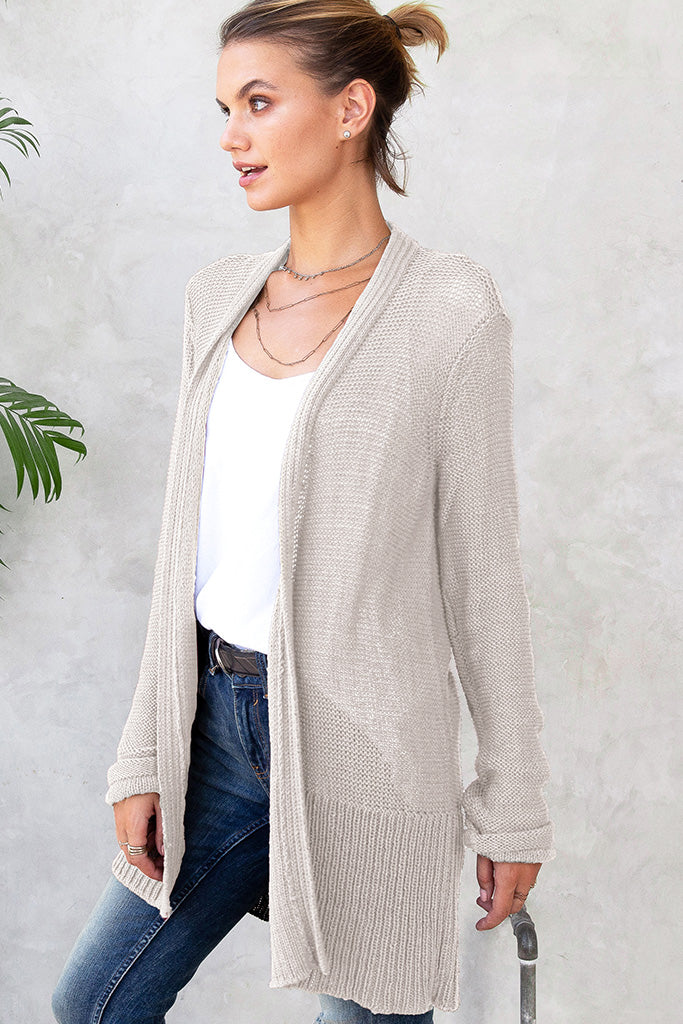 gray cardigan sweater women's