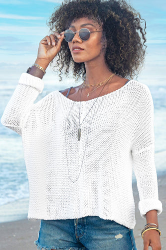 White summer hot sale sweater