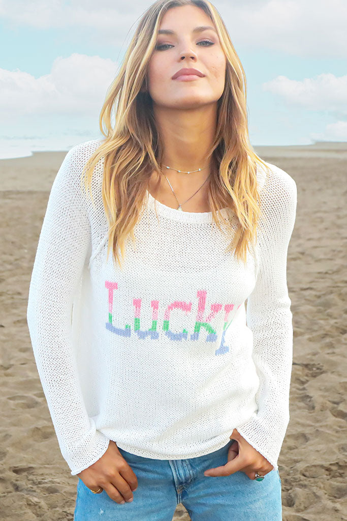 Wooden ships rainbow best sale sweater