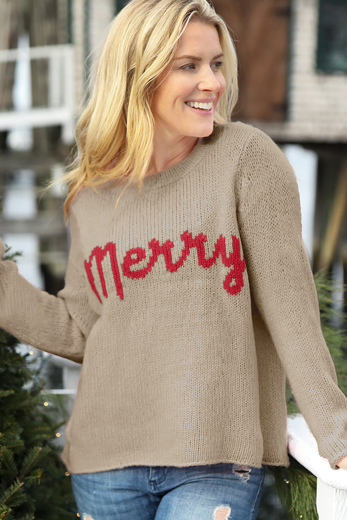 merry sweater women's
