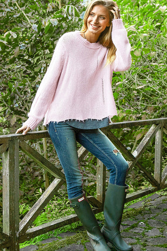 OLIVER DISTRESSED CREW CHUNKY