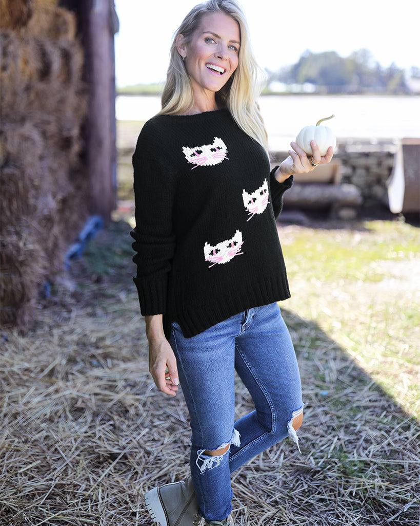 Whiskers Crew Chunky Women's Sweaters Wooden Ships Knits