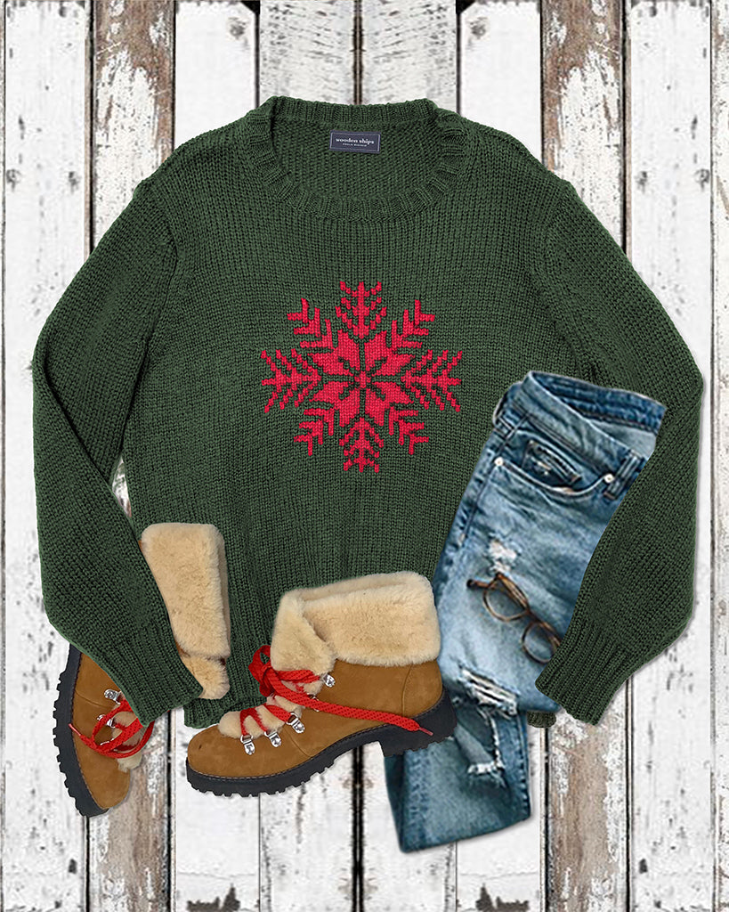 SNOWY WISH CREW CHUNKY