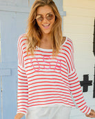 apple-red-breaker-white-stripe