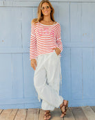 apple-red-breaker-white-stripe