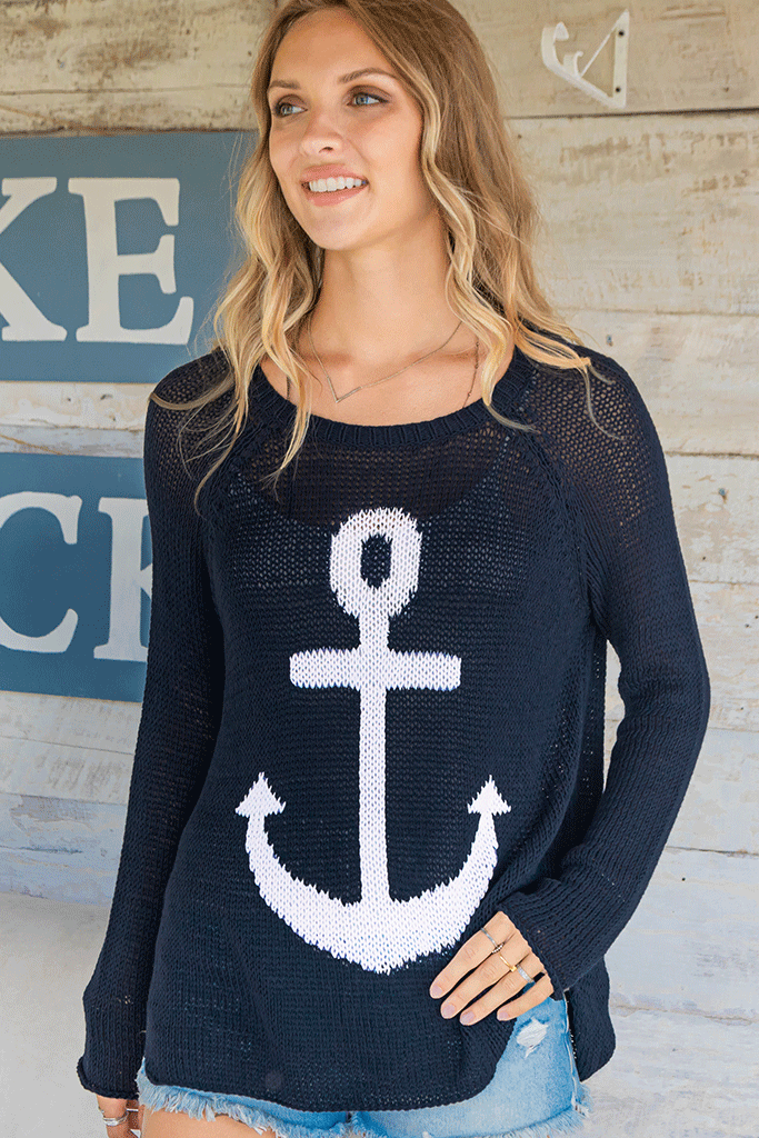 Anchor blue sweater shop